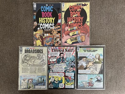 IDW Comics - The Comic Book History Of Comics #s 1, 3-6 VF JP | eBay