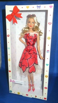barbie with red heart dress