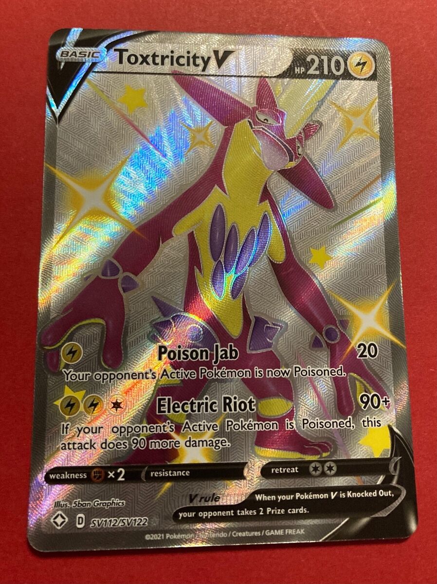 Pokemon Trading Card Game SV041/SV122 Toxel : Rare Holo Card : SWSH-4.5  Shining Fates Shiny Vault - Trading Card Games from Hills Cards UK