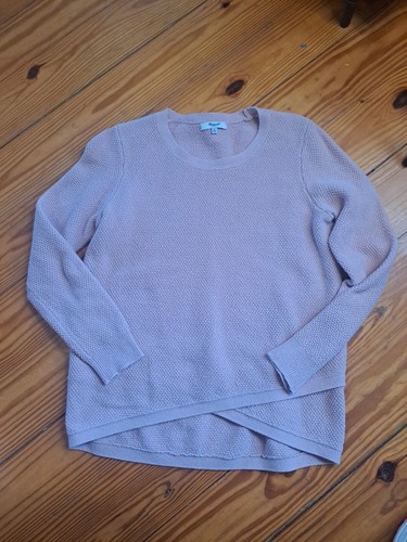 Madewell gerippter Pullover mit überschnittener Schulter Medium Glyzinie (hellrosa)