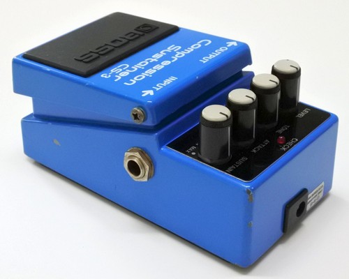 BOSS CS-3 Compression Sustainer Effects Pedal MIJ 1988 #165 ACA 12V DHL or EMS - Picture 3 of 12