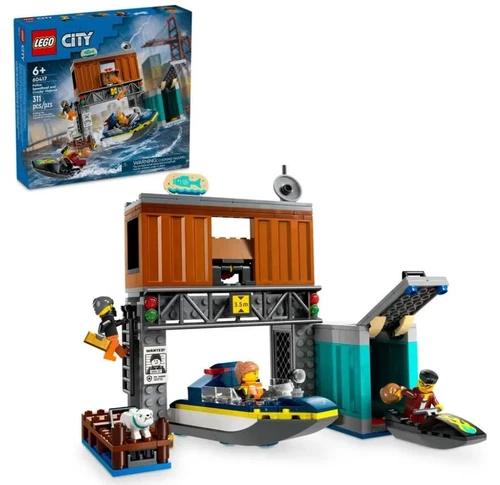 Lego® City Polizeischnellboot und Ganovenversteck 60417 NEU & OVP Gratis Versand