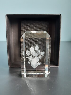  Sunflowers  3D Laser Cut Block MADE IN U.S.A. New + Box by Crystal Impressions