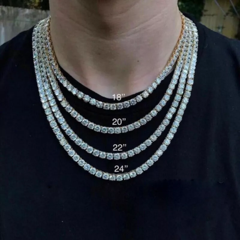 Hip hop tennis best sale chains