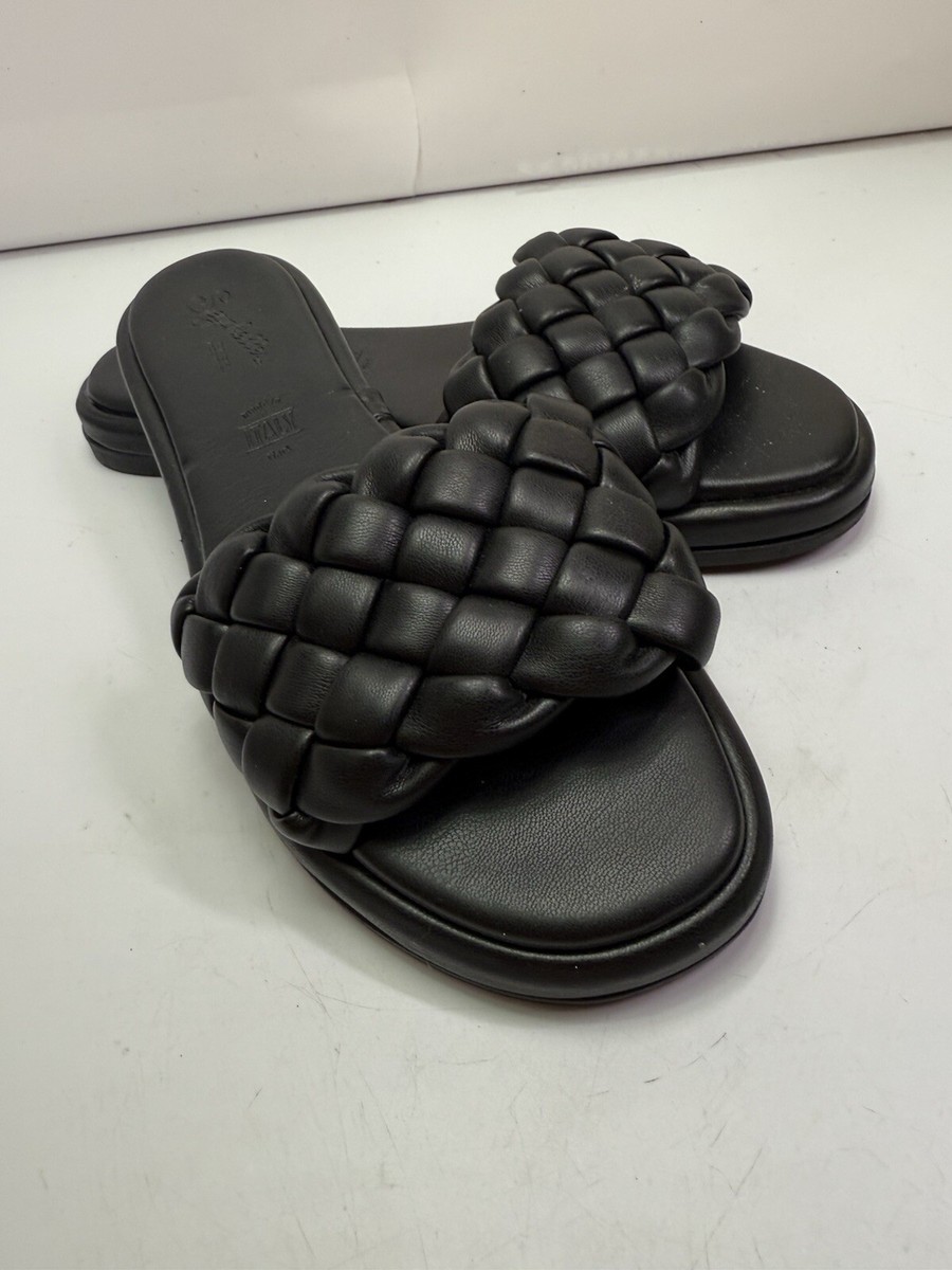 EUC Seychelles Bellissima Puffy Woven Slides Sandals Women's Size