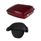 Razor Trunk & Backrest Fit For Harley Touring Glide 97-13 12 Ember Red Sunglow