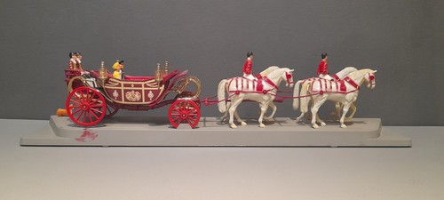 Queen Elizabeth II Corgi Toy 1902 State Landau Silver Jubilee 1977 Boxed Vintage - Picture 21 of 22