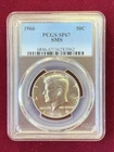 1966 John F. Kennedy (JFK) 40% Silver Half Dollar PCGS Graded SP67 SMS