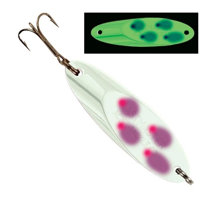 Leurre Souple Moon Glow 1,5" - Phosphorescent, Forme Poisson, Glow In The Dark