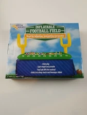 Tailgate Super Bowl Party Inflatable Football Field Serving Bar Ice Cool Drinks