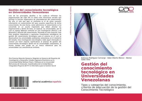 GestióN Del Conocimiento TecnolóGico En Universidades Venezolanas Katiusca Rodri-image