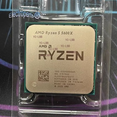AMD Ryzen 5 5600X R5 5600X CPU Processor 3.7-4.6GHz 6 CORE 12Thr Socket AM4