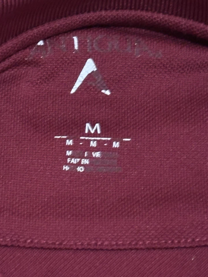 Camisa polo de golf roja de colección Washington Redskins Antigua para hombre talla mediana Foto 4 de 4