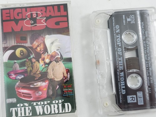 Eightball & MJG On Top of The World Cassette Tape featuring E-40 Mac Mall Rap - Picture 2 of 5