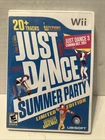 Just Dance Summer Party Limited Edition Wii Video Game Tested Works -Scratches