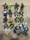 Vintage Lot of 13 Teenage Mutant Ninja Turtles Figures TMNT 80's 90's Playmates