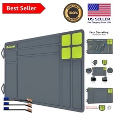 Soft Polymer Anti-Slip Gun Cleaning Mat - Perfect for Pistol Owners 15.9" x 9.8"