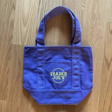 NEW Trader Joe’s Halloween Mini Canvas Tote Bag (Black) - Limited Edition