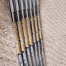 NEW Authentic Dynamic Gold 120 Steel .355 Taper Tip Irons 4-PW S300 Stiff
