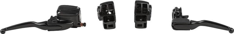 Kit de control de manillar disco duro 53603 negro embrague Cbl 08-16 Ultra Foto 2 de 3