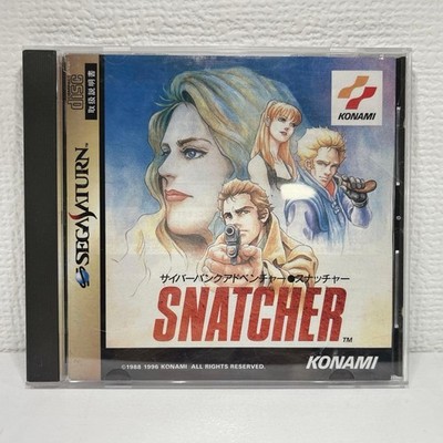 SNATCHER Sega Saturn SS Japan Import KONAMI gebraucht getestet mit Hülle