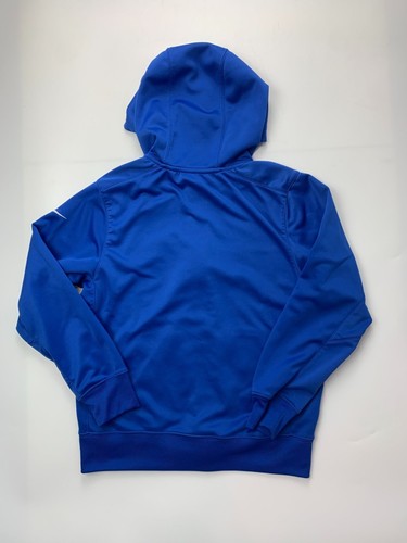 Nike Dri-Fit Youth L Blue Full Zip Hoodie - Picture 2 of 4