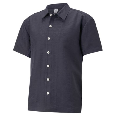 Puma Dapper Dan X Short Sleeve Button Down Shirt Mens Size S  Casual Tops 539805