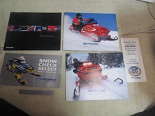 POLARIS SNOWMOBILE 2000, 2001, 2002 DEALERSHIP SALES BOOKLETS, GOOD CONDITION.