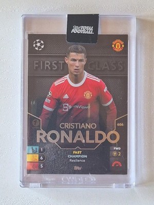 TOPPS TOTAL FOOTBALL - FIRST CLASS - CRISTIANO RONALDO - SELTEN