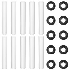 10 Sets Garage Door Hinge Quiet Roller Sleeves, Roller Door Rollers Shaft Nut...