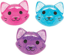 CAT SHAPED BOUNCING BALL - Toys - 12 Pieces