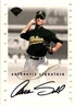 1996 Leaf Signature Series On-Card Autograph - Aaron Small  Athletics
