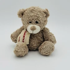 Bukowski Design Swedish Bear Plush Stuffed Animal Teddys Rothenburg Scarf 9”