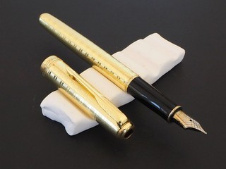 Superbe Stylo Plume PARKER SONNET III Q Plume Or 18K Fine Fountain Pen