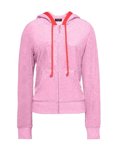 Juicy Couture women's bikini microterry robertson hoodie size One Size
