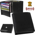 SAMSONITE Men's Large RFID Wallet Purse Wallet Leather