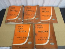 1966 Ford Pickup Truck F100 F250 F350 F500 Shop Service Manual