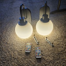 Battery Operated Wall Sconces, Wireless Wall Sconces Set of Two Battery Operated