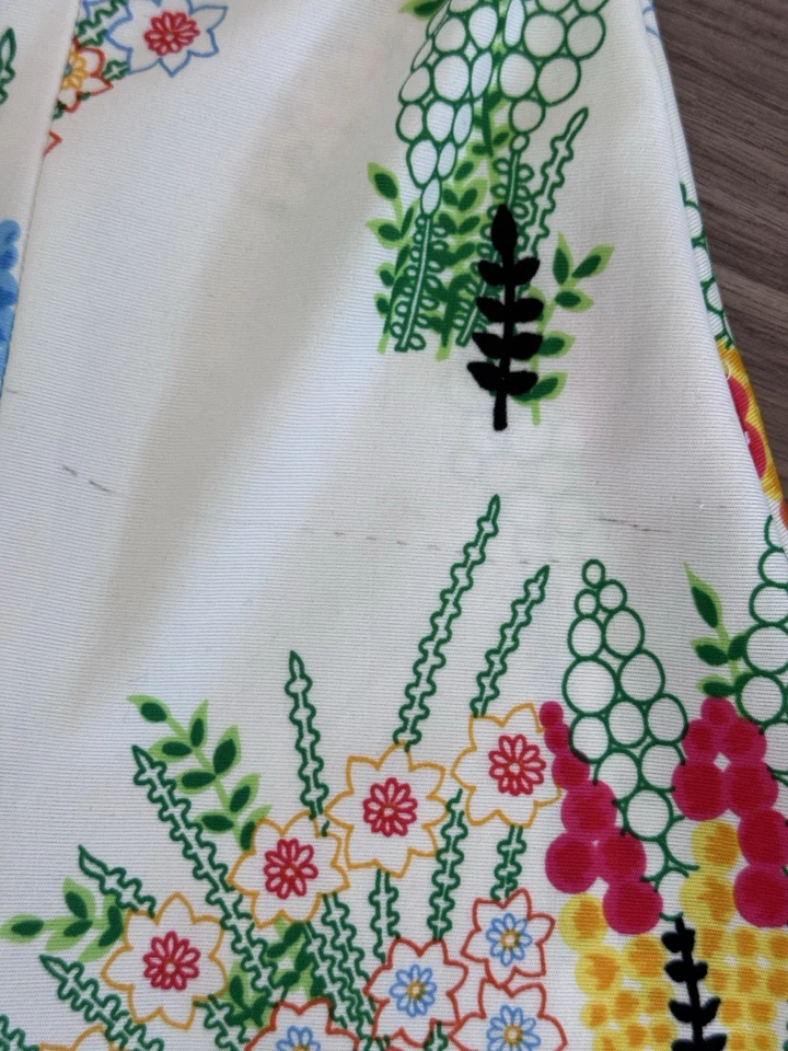 Mono Vintage Hecho a Mano Años 70 Floral Boho Pierna Ancha Mod Boho Festival Sin Mangas Foto 4 de 4