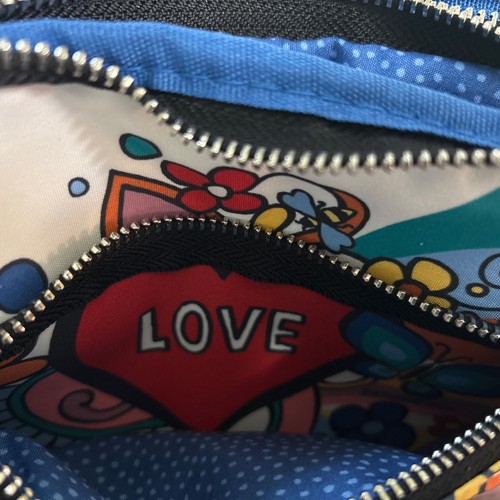 Bolso Bandolera Brighton Power of Love Multicolor Retro Heart Love Essentials Nuevo - Imagen 6 de 8