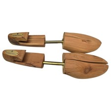 NORDSTROM Cedar Wood Shoe Trees Large Made in USA Vintage Split Toe Adjusting