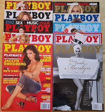 PLAYBOY MAGAZINE 2012 COMPLETE JAN/FEB MAR APR MAY JUN JUL/AUG SEP OCT NOV DEC