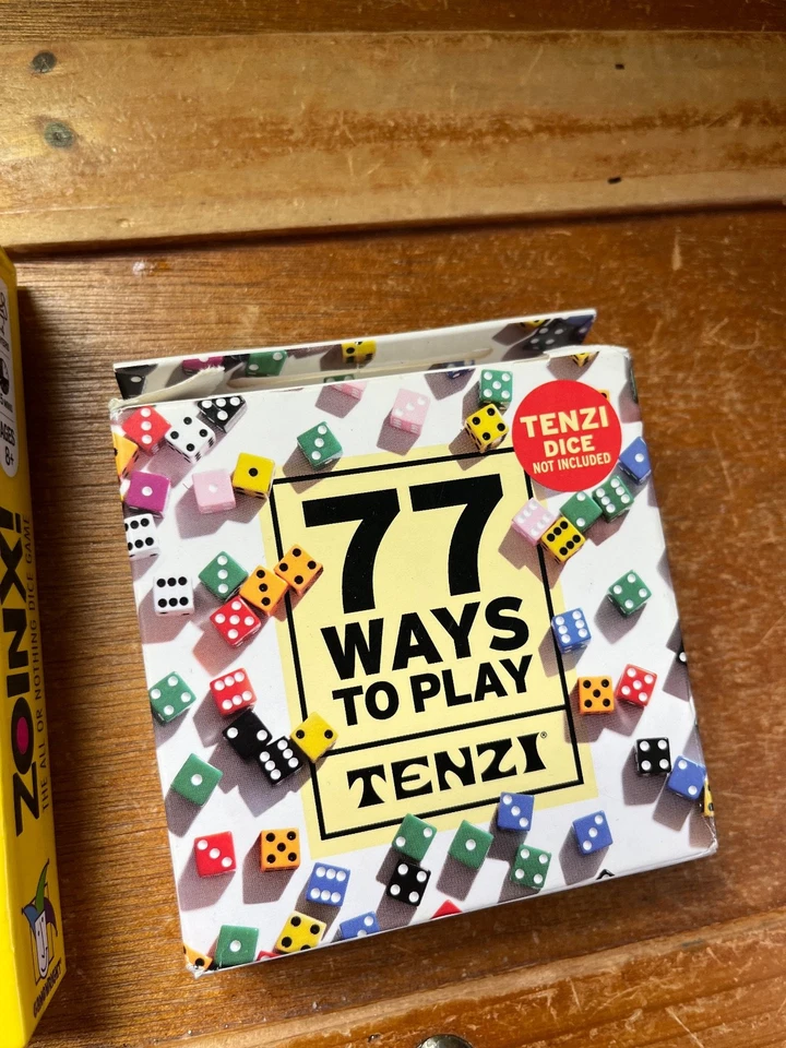 Lot of ZOINX! The All or Nothing Dice Game & TENZI 77 Ways to Play Cards - inclu - Image 3 of 4
