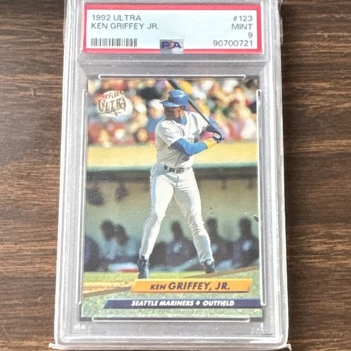 Fleer 1992 Ultra Ken Griffey Jr. #123 PSA 9 Seattle Mariners Baseball Card