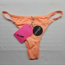 Infamous Swim Stella Bikini Bottom Woven Peach RRP 59