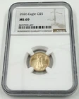 U.S. Mint American Eagle Gold G$5 2026 1/10 oz NGC MS 69 Coin