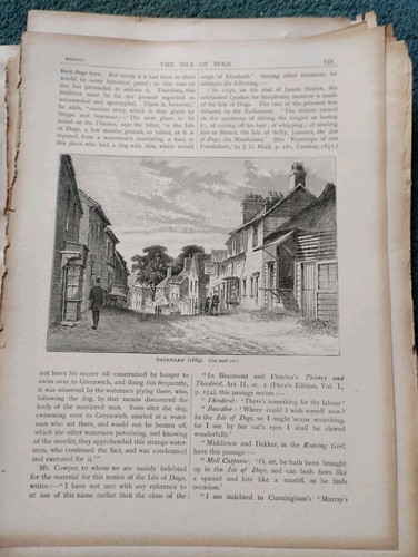 Sk221 Ephemera 1880s Picture Dagenham
