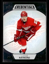 2022-23 Upper Deck Credentials - #31 Lucas Raymond - Detroit Red Wings