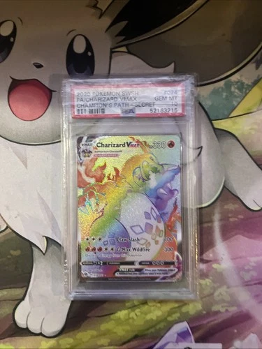 Charizard VMax 074/073 Pokemon PSA 10 GEM MT Champion's Path Rainbow Secret Rare