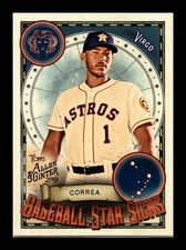 Carlos Correa Houston Astros #BSS-12 Topps  Allen & Ginter Baseball Star Signs